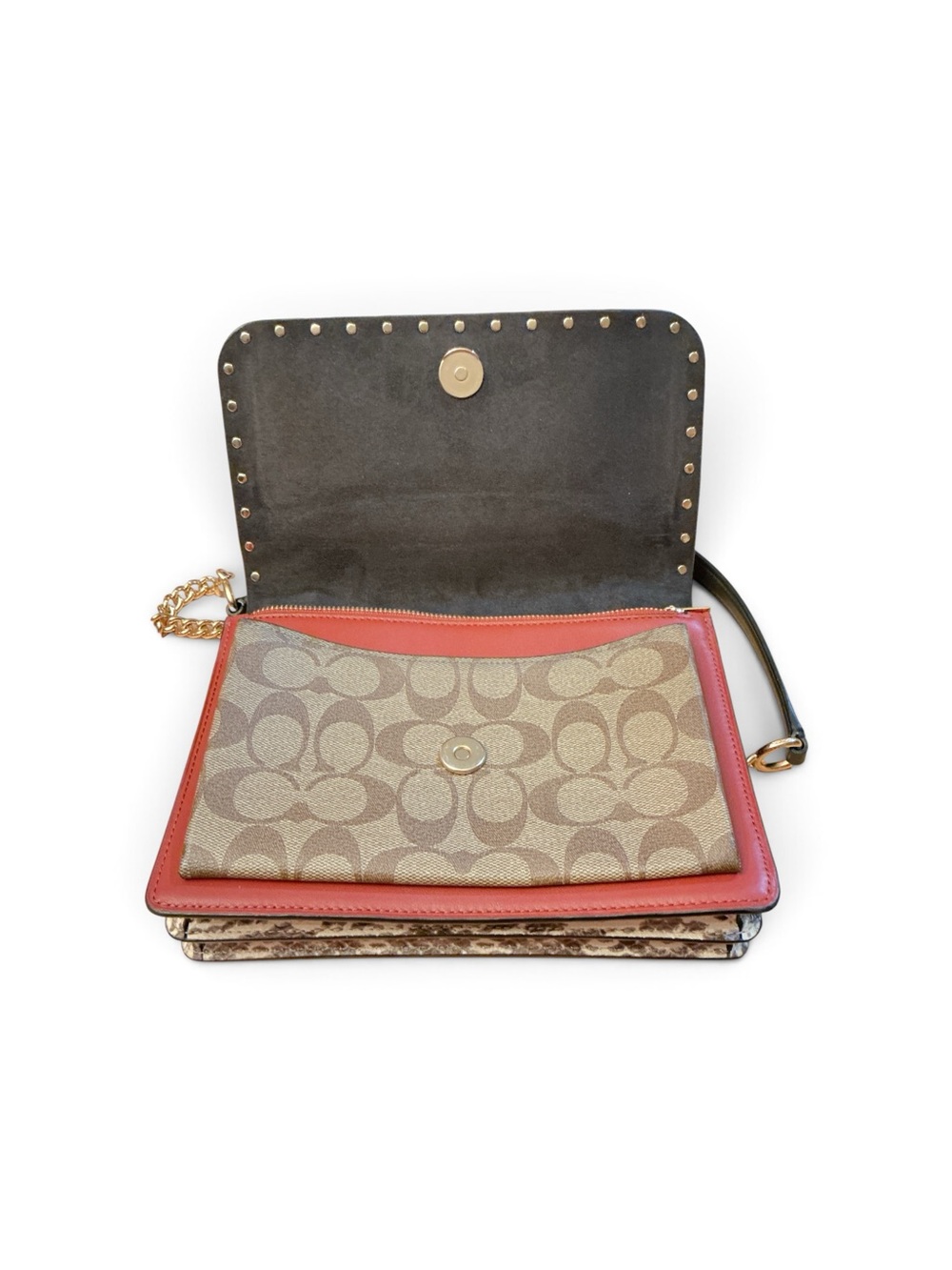 Coach Klare Crossbody in Signature Canvas With Rivets - Picture 7 of 7